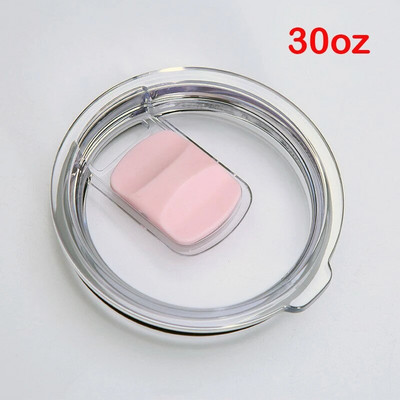 20 30 Oz stiklinių dangtelių pakaitiniai dangteliai, suderinami su YETI 20 oz stiklinių išsiliejimo nepraleidžiančiais puodelių dangčiais su magnetiniu slankiojančiu jungikliu