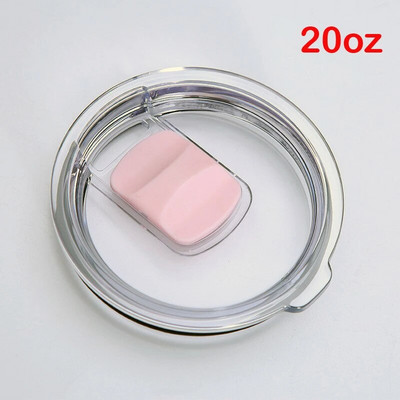 20 30 Oz stiklinių dangtelių pakaitiniai dangteliai, suderinami su YETI 20 oz stiklinių išsiliejimo nepraleidžiančiais puodelių dangčiais su magnetiniu slankiojančiu jungikliu