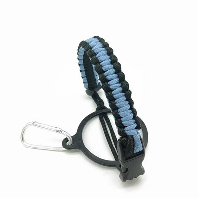 1 tk veepudeli tarvikud Paracordi köiehoidja laia suuga pudel kaasaskantav köis käerihma tassi kandja värvi tassiga köis