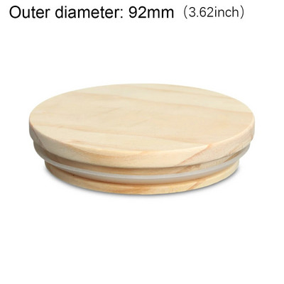 Επαναχρησιμοποιήσιμα καπάκια στεγανοποίησης μπουκαλιών Συμβατή οργάνωση κουζίνας Φαρδύ κάλυμμα στο στόμα Ξύλινα καπάκια Αποθήκευση κονσερβοποιίας Καπάκι βάζου Mason