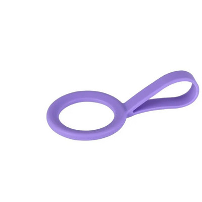 Virdulio pakabinama sagtis silikoninė sportinė vandens butelio laikiklio rankena, nešiojimo virvė mažos burnos vakuuminiam puodeliui lauko stovyklavimo priemonė