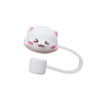 Νέο κάλυμμα σιλικόνης 1 τμχ. Επαναχρησιμοποιήσιμα αξεσουάρ για φλιτζάνια άχυρο Συμβουλές για σκόνη κατανάλωσης Καπάκι από ψάθινο βύσμα крышки силикон кухня Ποτηροθήκη πυριτίου