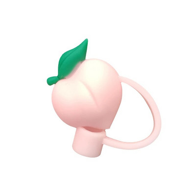 Νέο κάλυμμα σιλικόνης 1 τμχ. Επαναχρησιμοποιήσιμα αξεσουάρ για φλιτζάνια άχυρο Συμβουλές για σκόνη κατανάλωσης Καπάκι από ψάθινο βύσμα крышки силикон кухня Ποτηροθήκη πυριτίου