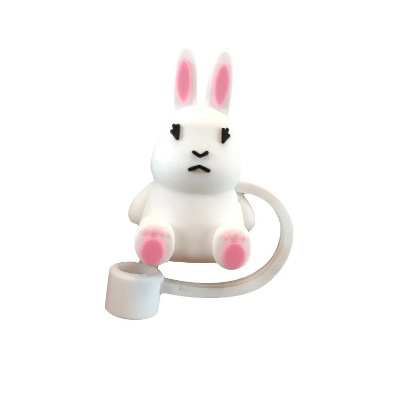 Νέο κάλυμμα σιλικόνης 1 τμχ. Επαναχρησιμοποιήσιμα αξεσουάρ για φλιτζάνια άχυρο Συμβουλές για σκόνη κατανάλωσης Καπάκι από ψάθινο βύσμα крышки силикон кухня Ποτηροθήκη πυριτίου