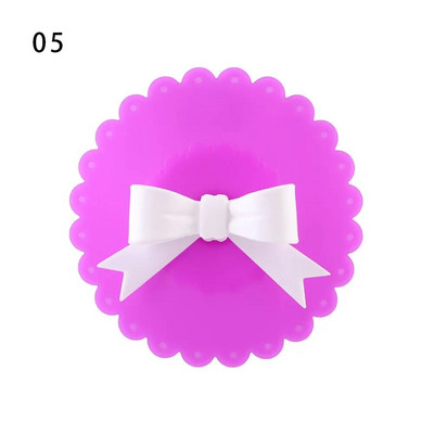 10 cm animacinių filmų mielas silikoninis puodelio dangtelis, karščiui atsparus, nepralaidus, sandarus dangtelis, dulkėms atsparus puodelio dangtelis arbatos kavos dangteliai