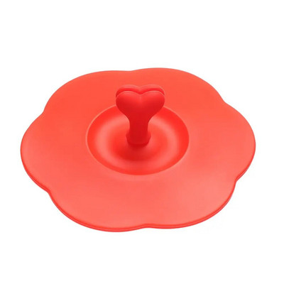 10 cm animacinių filmų mielas silikoninis puodelio dangtelis, karščiui atsparus, nepralaidus, sandarus dangtelis, dulkėms atsparus puodelio dangtelis arbatos kavos dangteliai