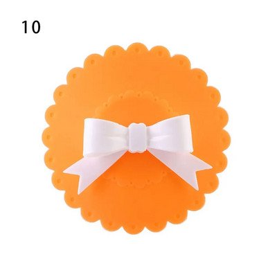 10 cm animacinių filmų mielas silikoninis puodelio dangtelis, karščiui atsparus, nepralaidus, sandarus dangtelis, dulkėms atsparus puodelio dangtelis arbatos kavos dangteliai