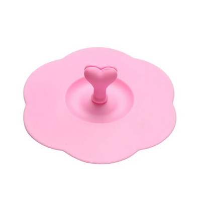 10 cm animacinių filmų mielas silikoninis puodelio dangtelis, karščiui atsparus, nepralaidus, sandarus dangtelis, dulkėms atsparus puodelio dangtelis arbatos kavos dangteliai