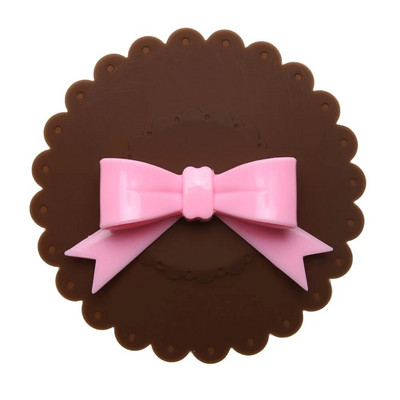 1kom silikonski poklopac za šalicu s mašnicom Višenamjenski poklopac za zdjelu otporan na prašinu Nepropusni poklopci za šalice za uređenje doma Šalice Čep Kuhinjski alati