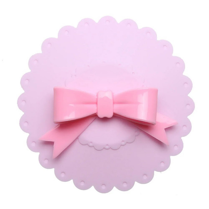 1kom silikonski poklopac za šalicu s mašnicom Višenamjenski poklopac za zdjelu otporan na prašinu Nepropusni poklopci za šalice za uređenje doma Šalice Čep Kuhinjski alati