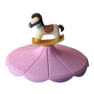 Silikoniniai puodelių dangteliai Lankstūs silikoninių puodelių dangteliai su šaukšto spaustukais, dulkėms atsparūs kavos puodelių dangteliai gėrimų puodelių dangteliai karštam ir šaltam