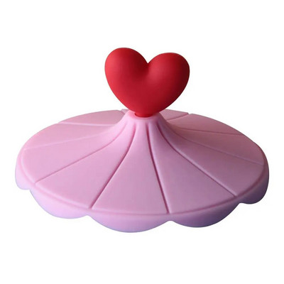 Silikoniniai puodelių dangteliai Lankstūs silikoninių puodelių dangteliai su šaukšto spaustukais, dulkėms atsparūs kavos puodelių dangteliai gėrimų puodelių dangteliai karštam ir šaltam