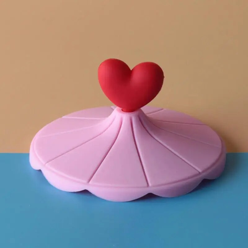 Silikoniniai puodelių dangteliai Lankstūs silikoninių puodelių dangteliai su šaukšto spaustukais, dulkėms atsparūs kavos puodelių dangteliai gėrimų puodelių dangteliai karštam ir šaltam