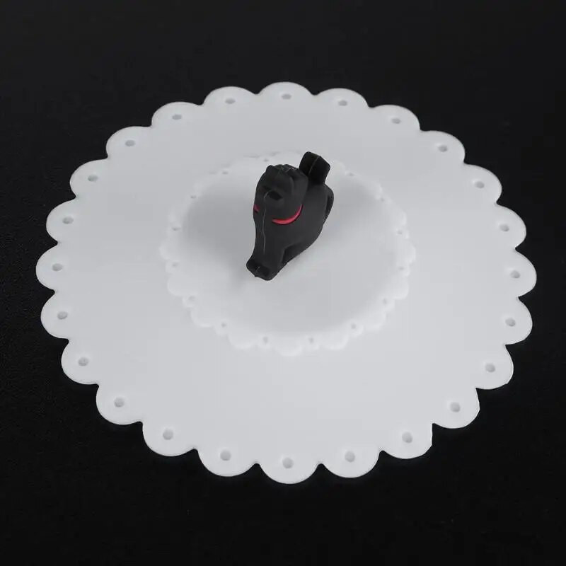 Slatka mačka Silikonski poklopac za šalicu Otporan na prašinu Nepropusni Čaj Kava Zatvoreni poklopci Čep