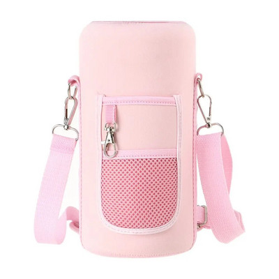 Fashion Half Gallon Θήκη για μπουκάλι νερού Μανίκι αθλητικής μόνωσης Καλύμματα μπουκαλιών νερού Θήκη με ιμάντα θήκης κινητού τηλεφώνου Τσάντα μπουκαλιού