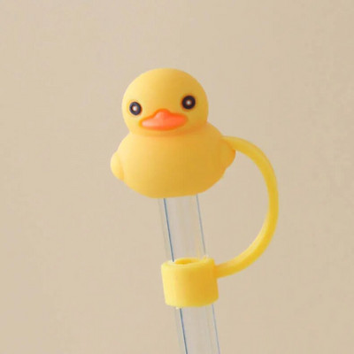 Nova kreativna slamnata kapa Dodaci za slamnate šalice u stilu crtića Igračke Otporne na prašinu Dodaci za piće protiv prskanja