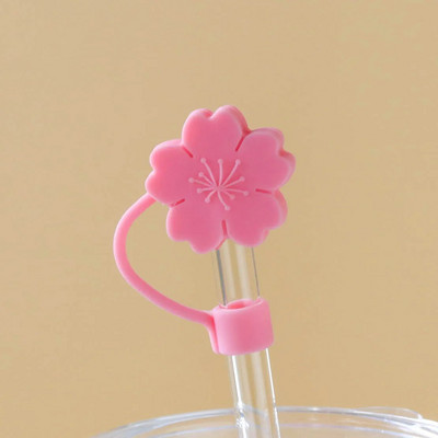 Nova kreativna slamnata kapa Dodaci za slamnate šalice u stilu crtića Igračke Otporne na prašinu Dodaci za piće protiv prskanja