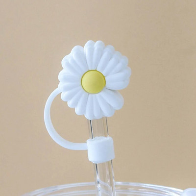 Nova kreativna slamnata kapa Dodaci za slamnate šalice u stilu crtića Igračke Otporne na prašinu Dodaci za piće protiv prskanja