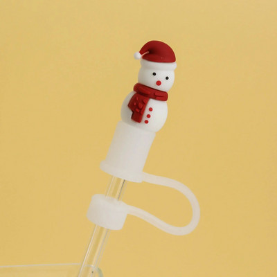 Nova kreativna slamnata kapa Dodaci za slamnate šalice u stilu crtića Igračke Otporne na prašinu Dodaci za piće protiv prskanja