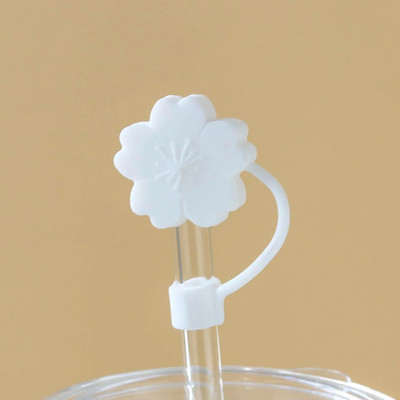 Nova kreativna slamnata kapa Dodaci za slamnate šalice u stilu crtića Igračke Otporne na prašinu Dodaci za piće protiv prskanja