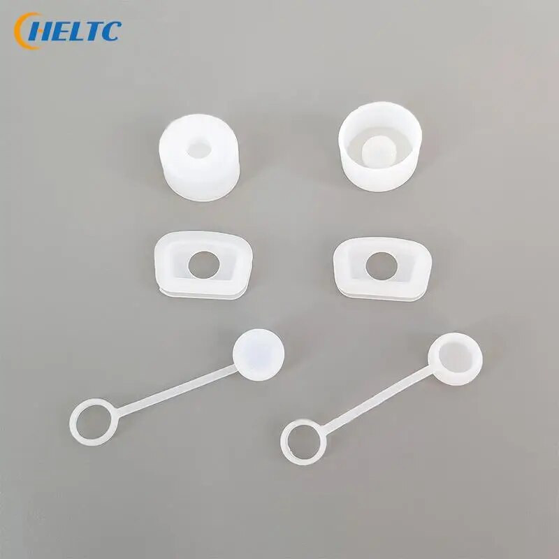 2Set puodelio šiaudinio dangtelio nuotėkio kamštis, apsaugantis nuo išsiliejimo, dulkėms atsparus skaidrus automobilio stiklinės šiaudų antgalio kištuko viršutinis dangtelis, skirtas 30/40 uncijų puodeliui