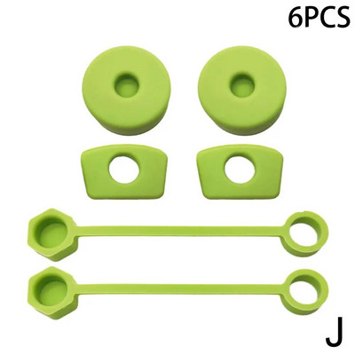 Skirta Stanley puodeliui 2.0 3/6 vnt puodelio šiaudinio dangtelio rinkinys Siurbimo vamzdžio puodelio dangteliai sandarinimo priedai Vandens puodelio perpildymo kamščio priedai