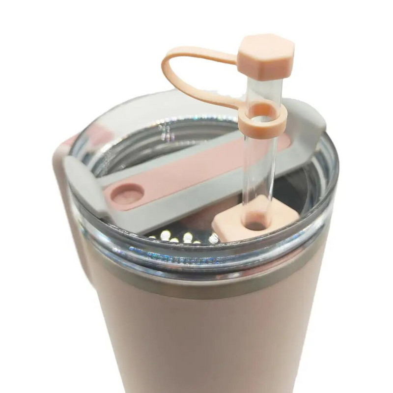 Skirta Stanley puodeliui 2.0 3/6 vnt puodelio šiaudinio dangtelio rinkinys Siurbimo vamzdžio puodelio dangteliai sandarinimo priedai Vandens puodelio perpildymo kamščio priedai