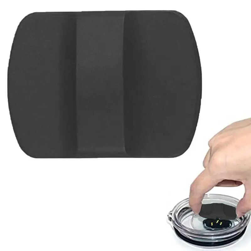 Magnetinio slankiklio pakaitinis purslų nepraleidžiantis magnetinis dangtelis, pakaitinis dangtelis, skaidrus krištolinis puodelis Magnetinis slankiklis YETI stiklinei