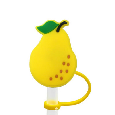 Mieli vaisiniai silikoniniai šiaudelių antgaliai Geriamasis dulkių dangtelis Daugkartinio naudojimo taškams atsparūs kamščiai Creative puodelio dangtelis Priedai šiaudelių sandarinimo įrankiai