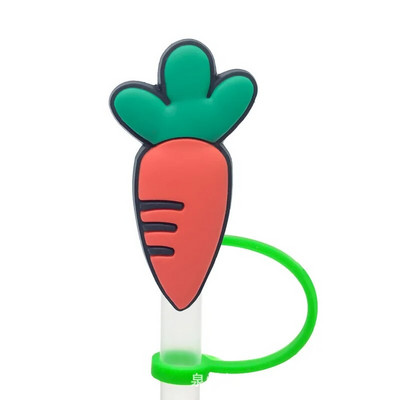 Mieli vaisiniai silikoniniai šiaudelių antgaliai Geriamasis dulkių dangtelis Daugkartinio naudojimo taškams atsparūs kamščiai Creative puodelio dangtelis Priedai šiaudelių sandarinimo įrankiai