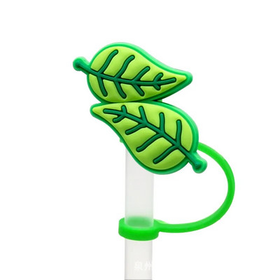 Mieli vaisiniai silikoniniai šiaudelių antgaliai Geriamasis dulkių dangtelis Daugkartinio naudojimo taškams atsparūs kamščiai Creative puodelio dangtelis Priedai šiaudelių sandarinimo įrankiai