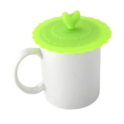 Καπάκια AntiDust για κάλυμμα φλυτζανιών τσαγιού Σπίτι στεγανά καπάκια φλιτζανιού σιλικόνης Ανθεκτικά στη θερμότητα επαναχρησιμοποιήσιμα σφραγισμένο κάλυμμα μπολ Γυάλινο καπάκι κούπες