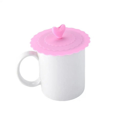 Καπάκια AntiDust για κάλυμμα φλυτζανιών τσαγιού Σπίτι στεγανά καπάκια φλιτζανιού σιλικόνης Ανθεκτικά στη θερμότητα επαναχρησιμοποιήσιμα σφραγισμένο κάλυμμα μπολ Γυάλινο καπάκι κούπες