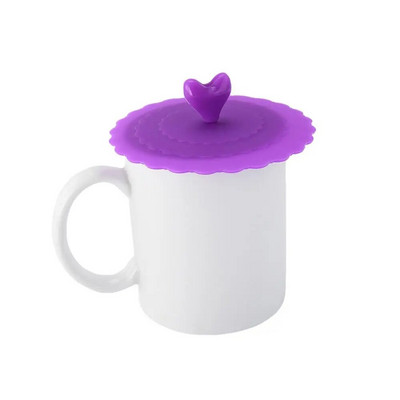 Καπάκια AntiDust για κάλυμμα φλυτζανιών τσαγιού Σπίτι στεγανά καπάκια φλιτζανιού σιλικόνης Ανθεκτικά στη θερμότητα επαναχρησιμοποιήσιμα σφραγισμένο κάλυμμα μπολ Γυάλινο καπάκι κούπες