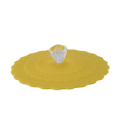 Mieli vaisiai puošia vandens geriamojo puodelio dangtelį silikoninis dubenėlio dangtelis puodelio sandarikliai stiklo skersmuo 10 cm