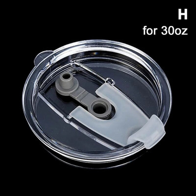 Poklopac za čašu od 40 oz. Ravni poklopac za čašu za hranu, otporan na prskanje, tanki zamjenski poklopac za čašu za slamku