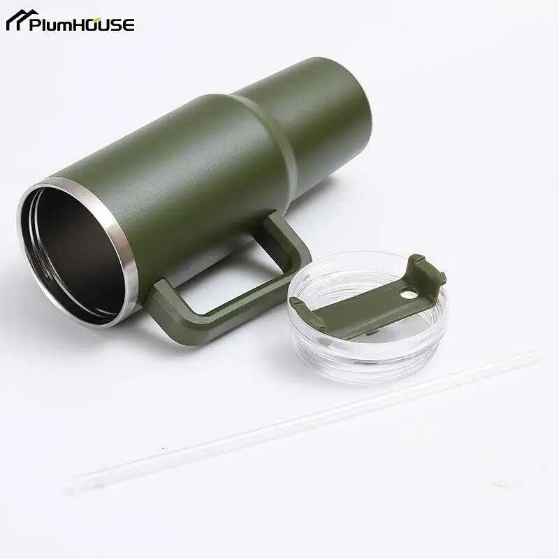 Poklopac za čašu od 40 oz. Ravni poklopac za čašu za hranu, otporan na prskanje, tanki zamjenski poklopac za čašu za slamku