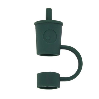 Καλύμματα με άχυρα σιλικόνης Καλύμματα χαριτωμένα επαναχρησιμοποιήσιμα άκρα από άχυρο για κατανάλωση Καπάκια άχυρο βύσματα ανθεκτικά στη σκόνη για 12 χιλιοστά ψάθινα άκρα για διακόσμηση εξωτερικού χώρου