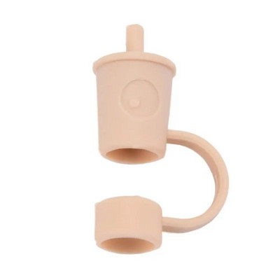 Καλύμματα με άχυρα σιλικόνης Καλύμματα χαριτωμένα επαναχρησιμοποιήσιμα άκρα από άχυρο για κατανάλωση Καπάκια άχυρο βύσματα ανθεκτικά στη σκόνη για 12 χιλιοστά ψάθινα άκρα για διακόσμηση εξωτερικού χώρου