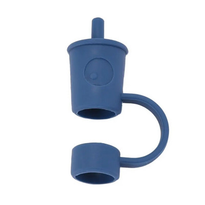 Καλύμματα με άχυρα σιλικόνης Καλύμματα χαριτωμένα επαναχρησιμοποιήσιμα άκρα από άχυρο για κατανάλωση Καπάκια άχυρο βύσματα ανθεκτικά στη σκόνη για 12 χιλιοστά ψάθινα άκρα για διακόσμηση εξωτερικού χώρου