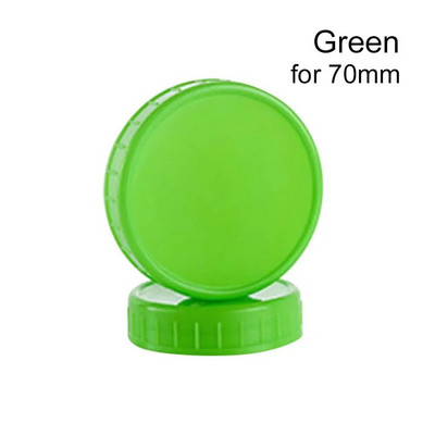 6 τεμ. Επαναχρησιμοποιήσιμο κάλυμμα μπουκαλιού με καπάκι βάζου Mason Καλό σφράγισμα για βάζο με πλατύ στόμα 70 mm 86 mm Πλαστικό ανθεκτικό στη διαρροή εργαλείο κουζίνας