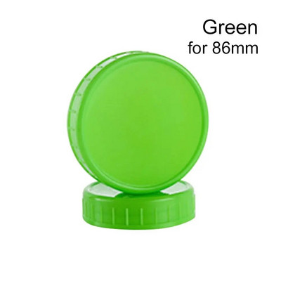 6 τεμ. Επαναχρησιμοποιήσιμο κάλυμμα μπουκαλιού με καπάκι βάζου Mason Καλό σφράγισμα για βάζο με πλατύ στόμα 70 mm 86 mm Πλαστικό ανθεκτικό στη διαρροή εργαλείο κουζίνας