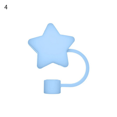 1vnt Creative silikoninis šiaudinis dangtelis nuo dulkių Daugkartinio naudojimo animacinių filmų nuo dulkių sandarus sandariklis, atsparus purslams šiaudeliais.