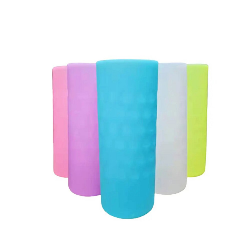 Visoki 16 cm silikonski rukav za čašu, 6 cm ravni rukav za bocu za mlijeko, poklopac za bocu s vodom, držač za čašu, otporan na habanje, donji poklopac za čašu