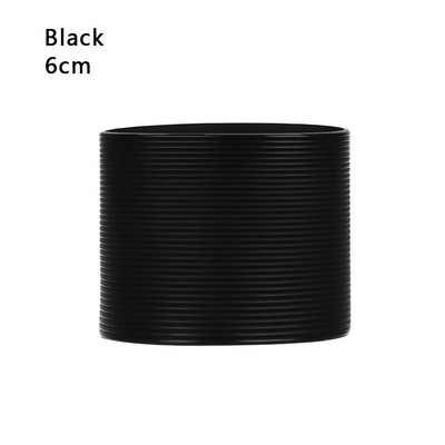 Silikoninis neslystantis puodelio rankovės stiklinis butelio dangtelis puodelis rankovės šilumą izoliuojantis buteliuko rankovės puodeliams keramikinis kavos puodelių įvyniojimas