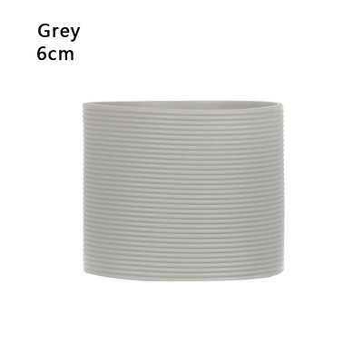 Silikoninis neslystantis puodelio rankovės stiklinis butelio dangtelis puodelis rankovės šilumą izoliuojantis buteliuko rankovės puodeliams keramikinis kavos puodelių įvyniojimas