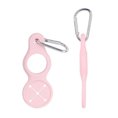 Naujas sportinis lauko virdulio sagtis karabinas vandens butelio laikiklis kempingo žygiams aliuminio gumos sagties kablys Aukšta kokybė