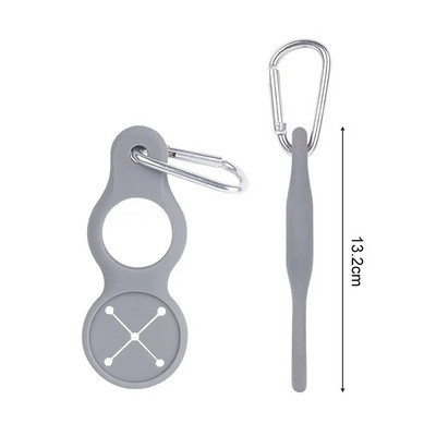 Naujas sportinis lauko virdulio sagtis karabinas vandens butelio laikiklis kempingo žygiams aliuminio gumos sagties kablys Aukšta kokybė