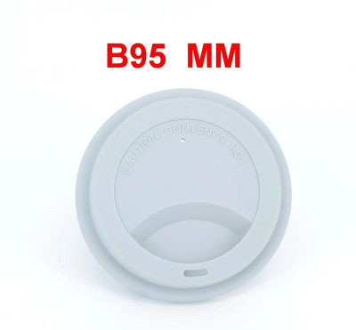 „Eco-Friend“ skirtingo skersmens silikoniniai puodelių dangteliai (be puodelių) „Insulati“ dulkėms atsparus dangtelis keramikiniam kavos arbatos gėrimo puodeliui