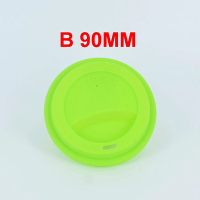 „Eco-Friend“ skirtingo skersmens silikoniniai puodelių dangteliai (be puodelių) „Insulati“ dulkėms atsparus dangtelis keramikiniam kavos arbatos gėrimo puodeliui